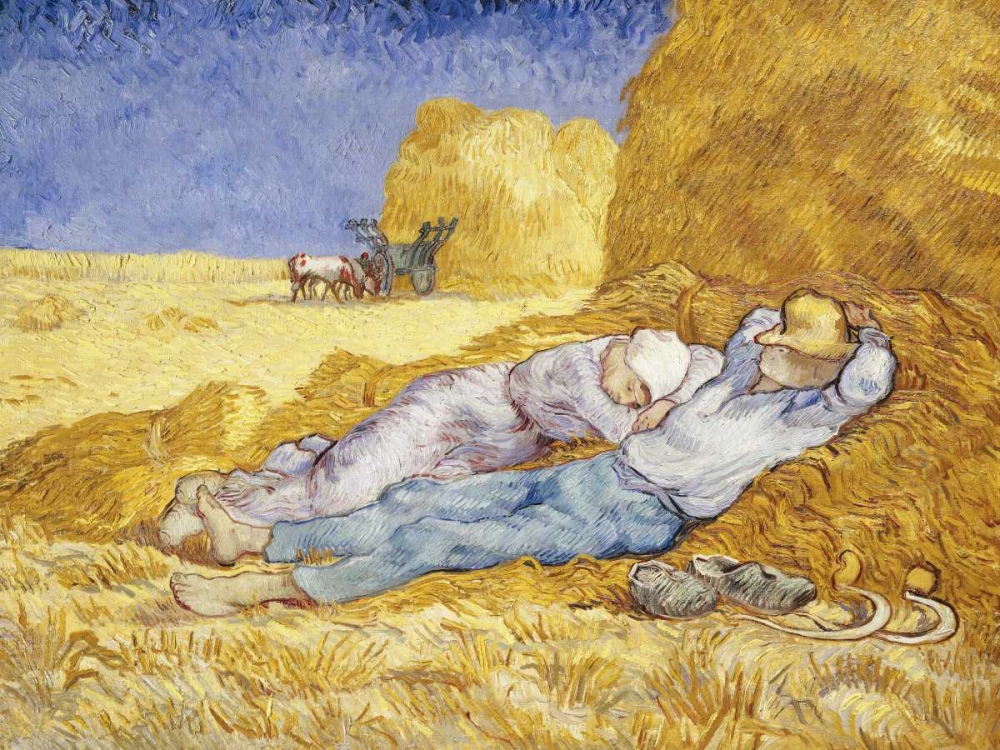 Noon- Rest art print by Vincent Van Gogh for $57.95 CAD