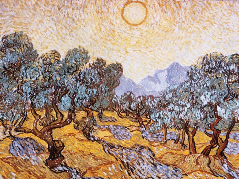 The Olive Trees art print by Vincent Van Gogh for $57.95 CAD