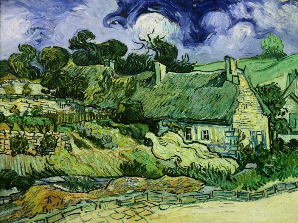 House with Straw Ceiling Cordeville art print by Vincent Van Gogh for $57.95 CAD