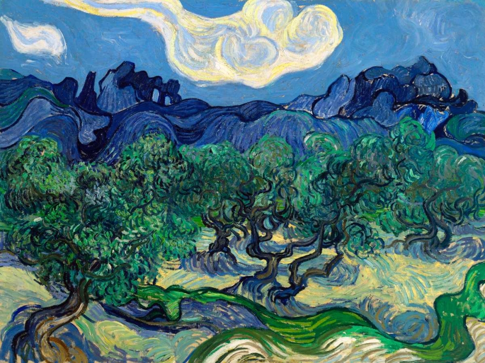 The Olive Trees art print by Vincent Van Gogh for $57.95 CAD