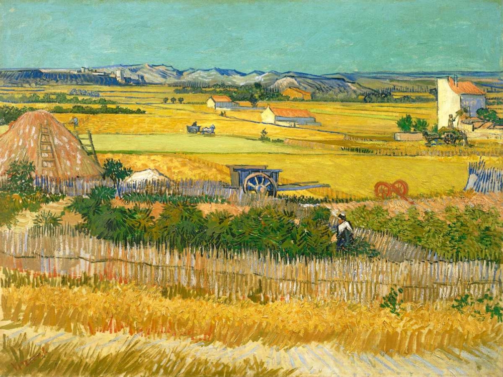 De oogst art print by Vincent van Gogh for $57.95 CAD