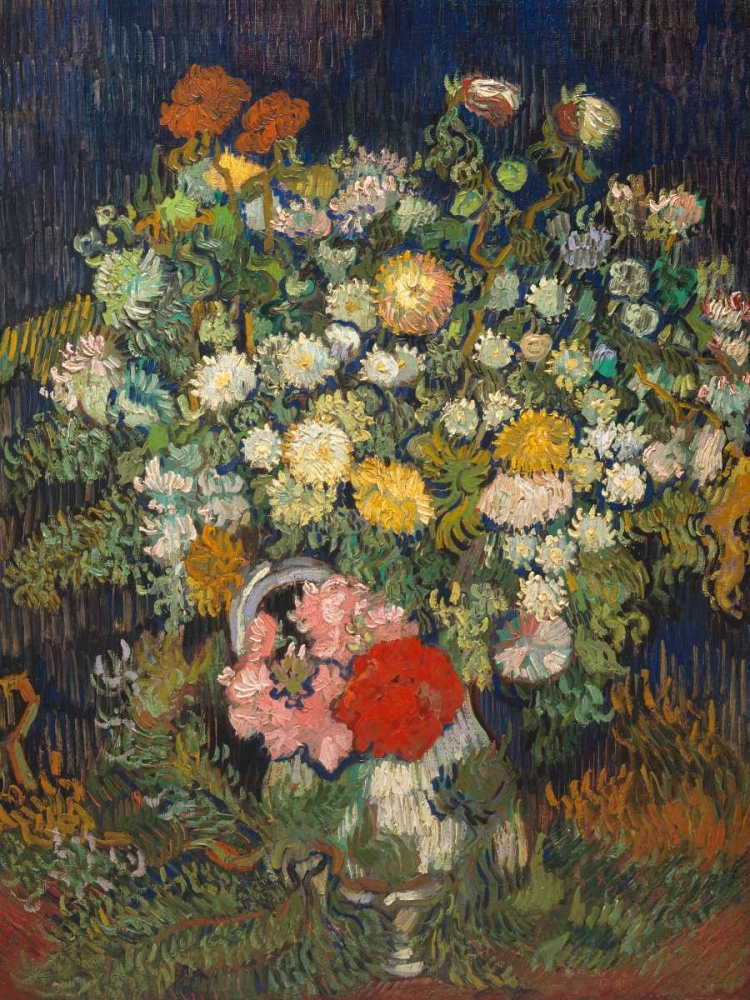Bouquet of Flowers in a Vase art print by Vincent van Gogh for $57.95 CAD