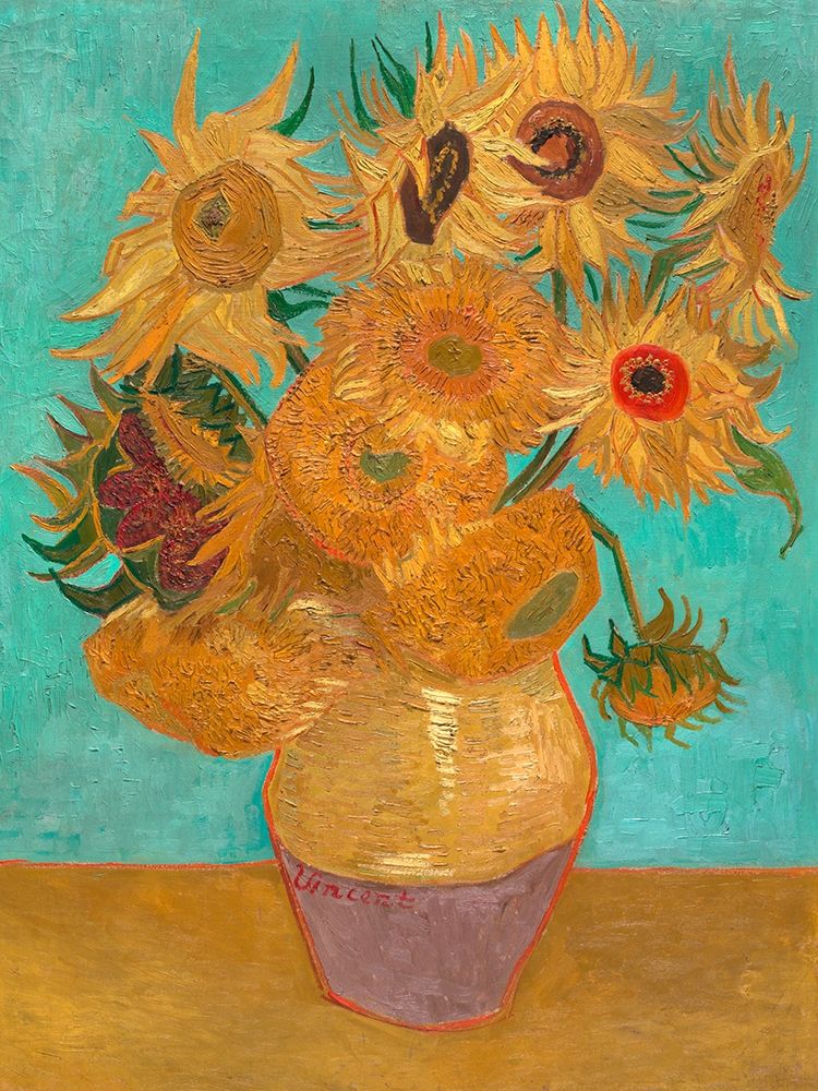 Sunflowers art print by Vincent Van Gogh for $57.95 CAD