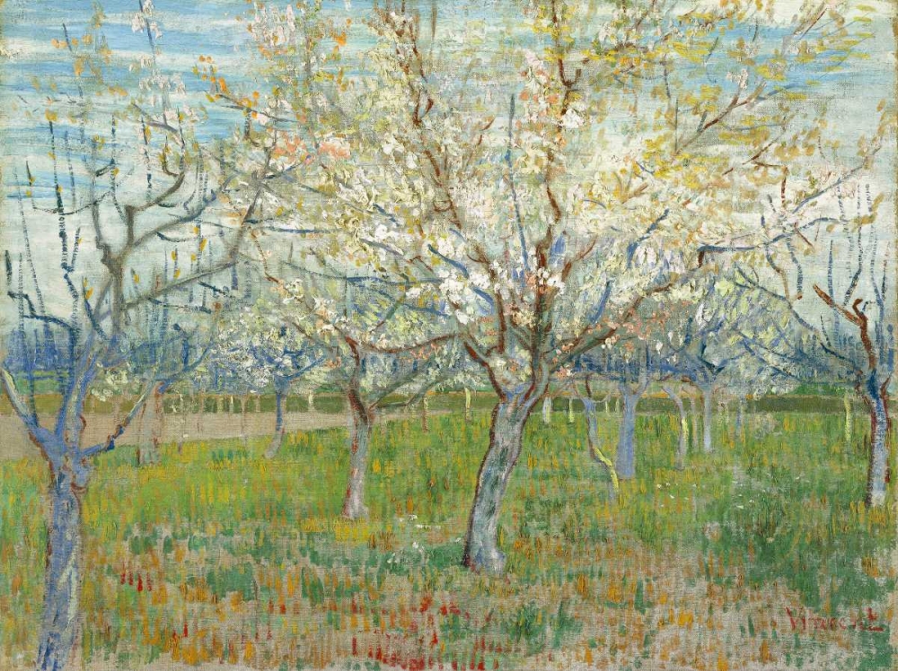 The Pink Orchard art print by Vincent van Gogh for $57.95 CAD
