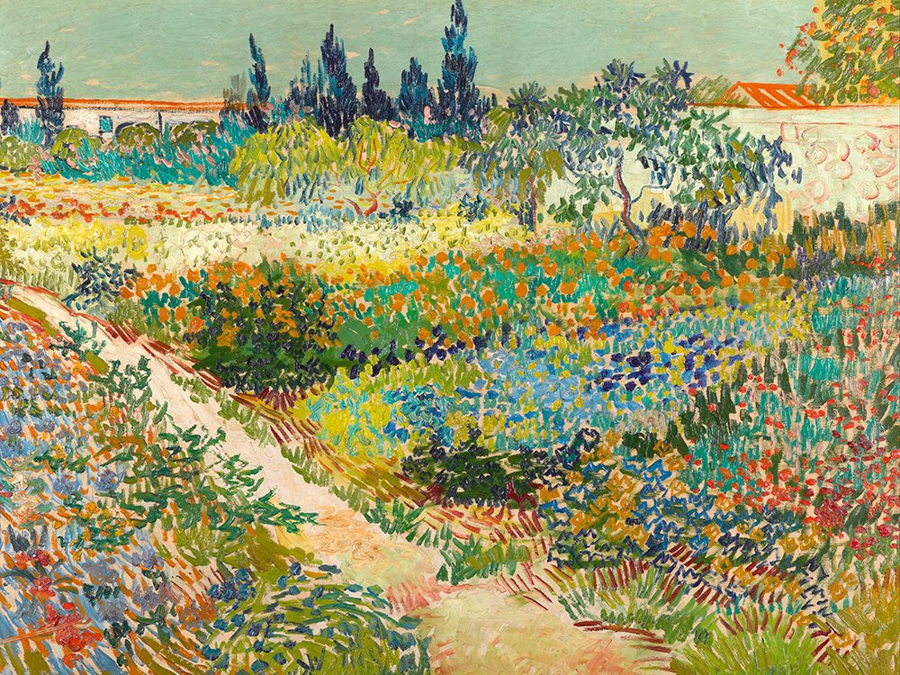 Garden at Arles art print by Vincent van Gogh for $57.95 CAD