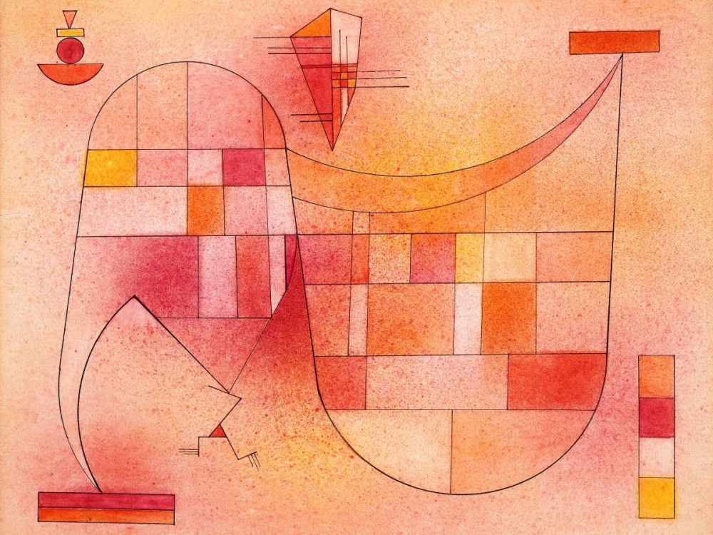 Yellow Pink art print by Wassily Kandinsky for $57.95 CAD