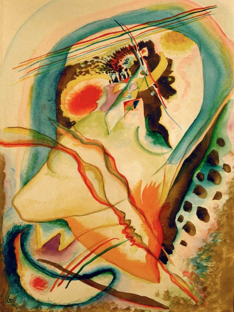 Untitled composition art print by Wassily Kandinsky for $57.95 CAD