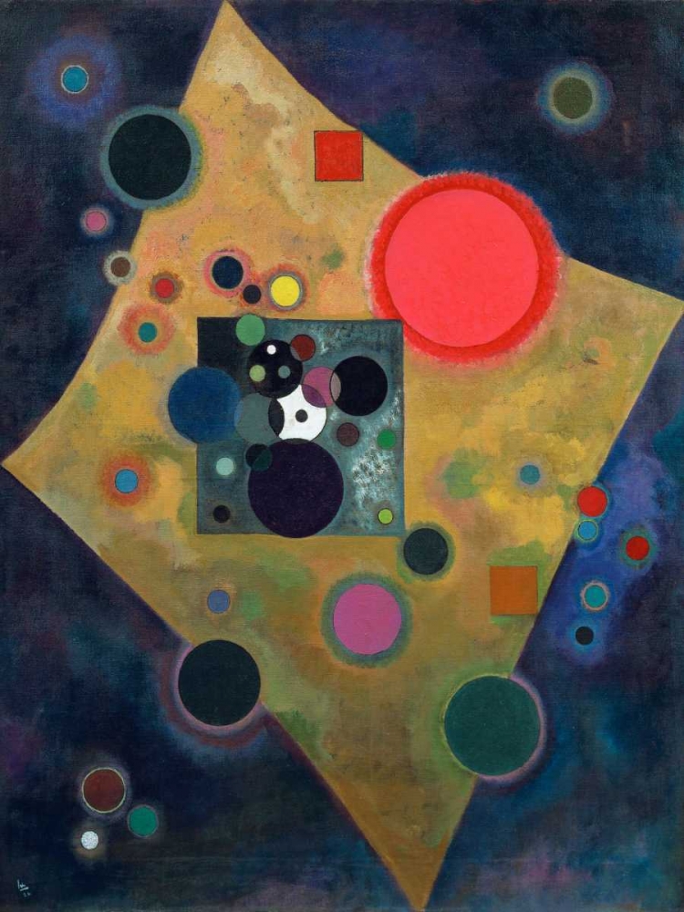 Pink Accent art print by Wassily Kandinsky for $57.95 CAD