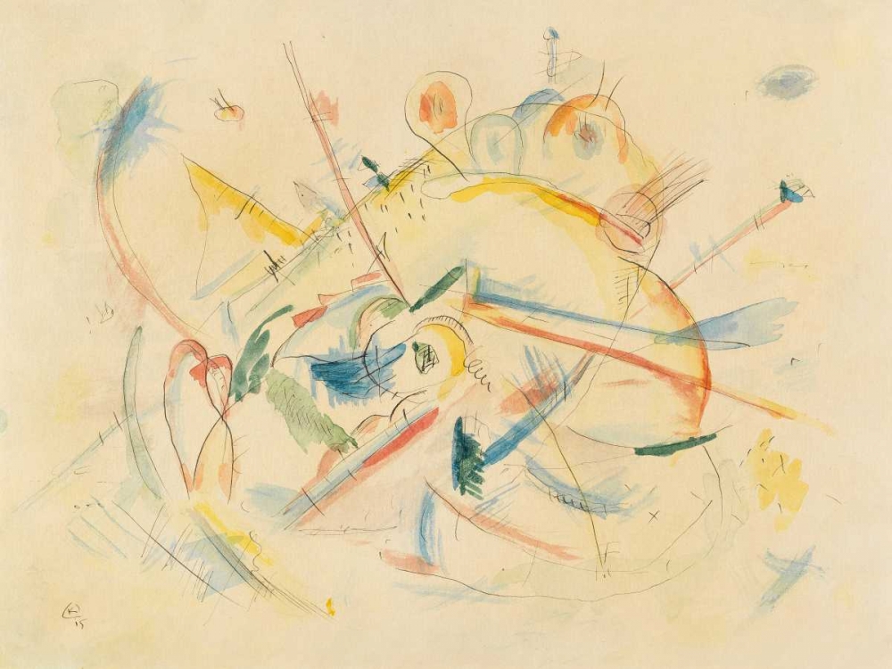 Senza titolo art print by Wassily Kandinsky for $57.95 CAD