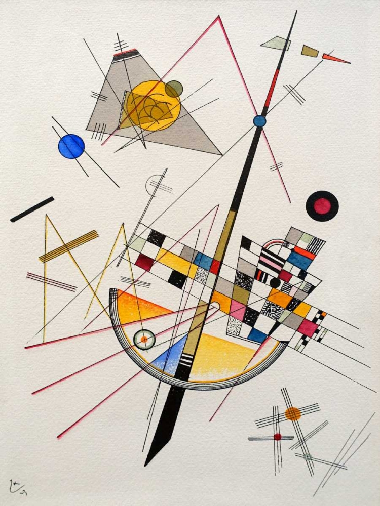 Delicate Tension art print by Wassily Kandinsky for $57.95 CAD