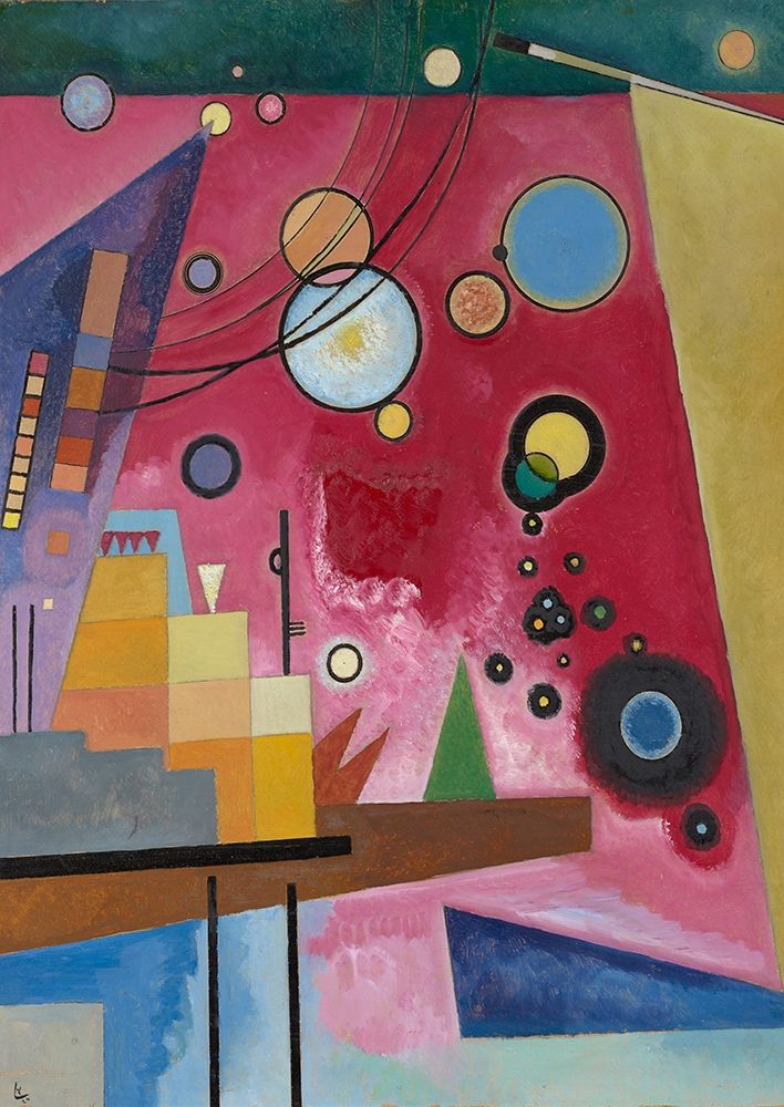 Schweres Rot (detail) art print by Wassily Kandinsky for $57.95 CAD