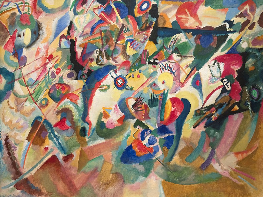 Draft 3 to Composition VII art print by Wassily Kandinsky for $57.95 CAD