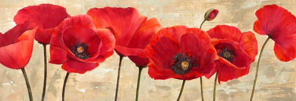 Red Poppies art print by Cynthia Ann for $57.95 CAD