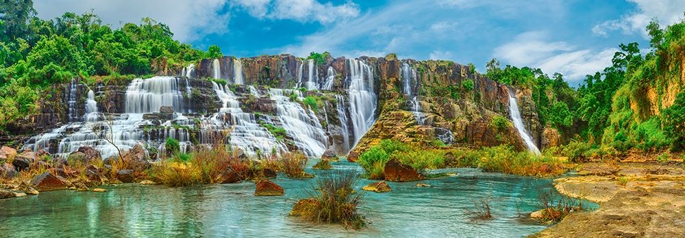 Pongour waterfall, Vietnam art print by Pangea Images for $57.95 CAD
