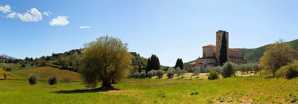 Abbazia di S. Antimo-Val d Orcia-Tuscany art print by Pangea Images for $57.95 CAD