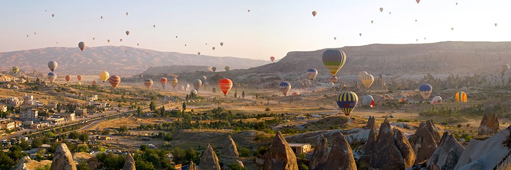 Air Balloons in Goreme, Cappadocia, Turkey art print by Pangea Images for $57.95 CAD
