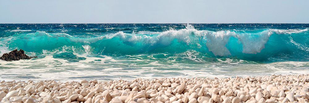 Wave on Pebbles Beach art print by Pangea Images for $57.95 CAD