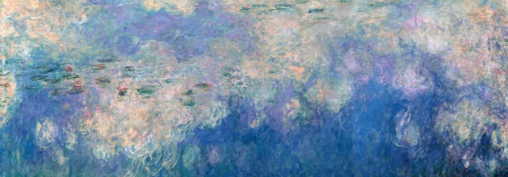 Waterlilies- The Clouds art print by Claude Monet for $57.95 CAD