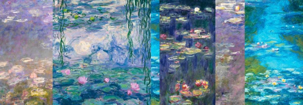 Waterlilies I art print by Claude Monet for $57.95 CAD