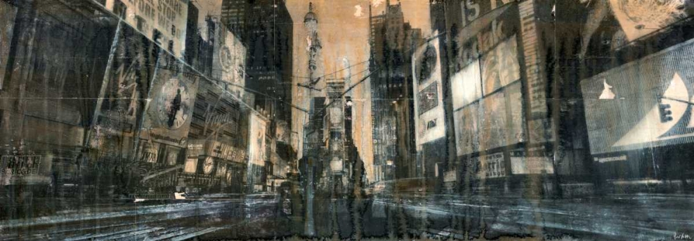 Times Square 1 art print by Dario Moschetta for $57.95 CAD