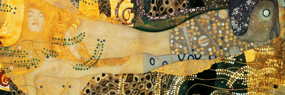 Water Serpents I art print by Gustav Klimt for $57.95 CAD