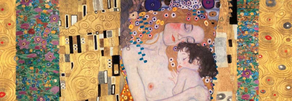 Deco Panel-The Three Ages of Woman art print by Gustav Klimt for $57.95 CAD