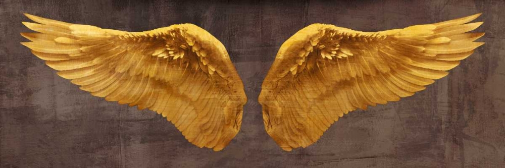 Angel Wings (Gold I) art print by Joannoo for $57.95 CAD