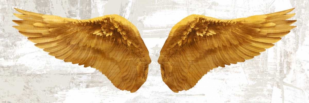 Angel Wings (Gold II) art print by Joannoo for $57.95 CAD
