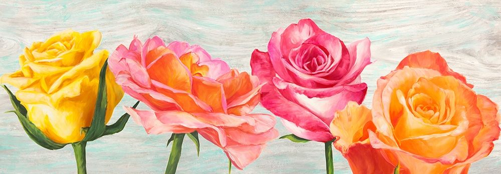 Funky Roses art print by Jenny Thomlinson for $57.95 CAD