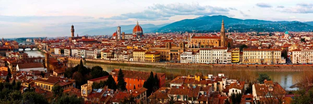 Panoramic view of Florence art print by Vadim Ratsenskiy for $57.95 CAD