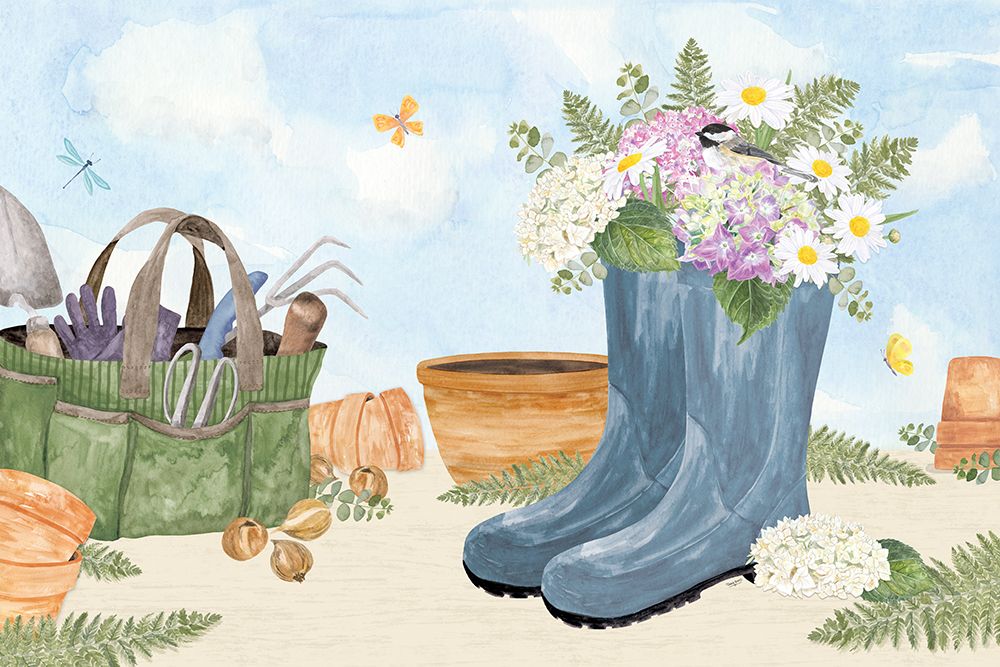 In My Garden II art print by Tara Reed for $57.95 CAD