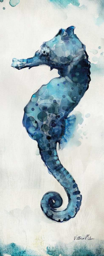Watercolor Seahorse Panel II art print by Vittorio Milan for $57.95 CAD