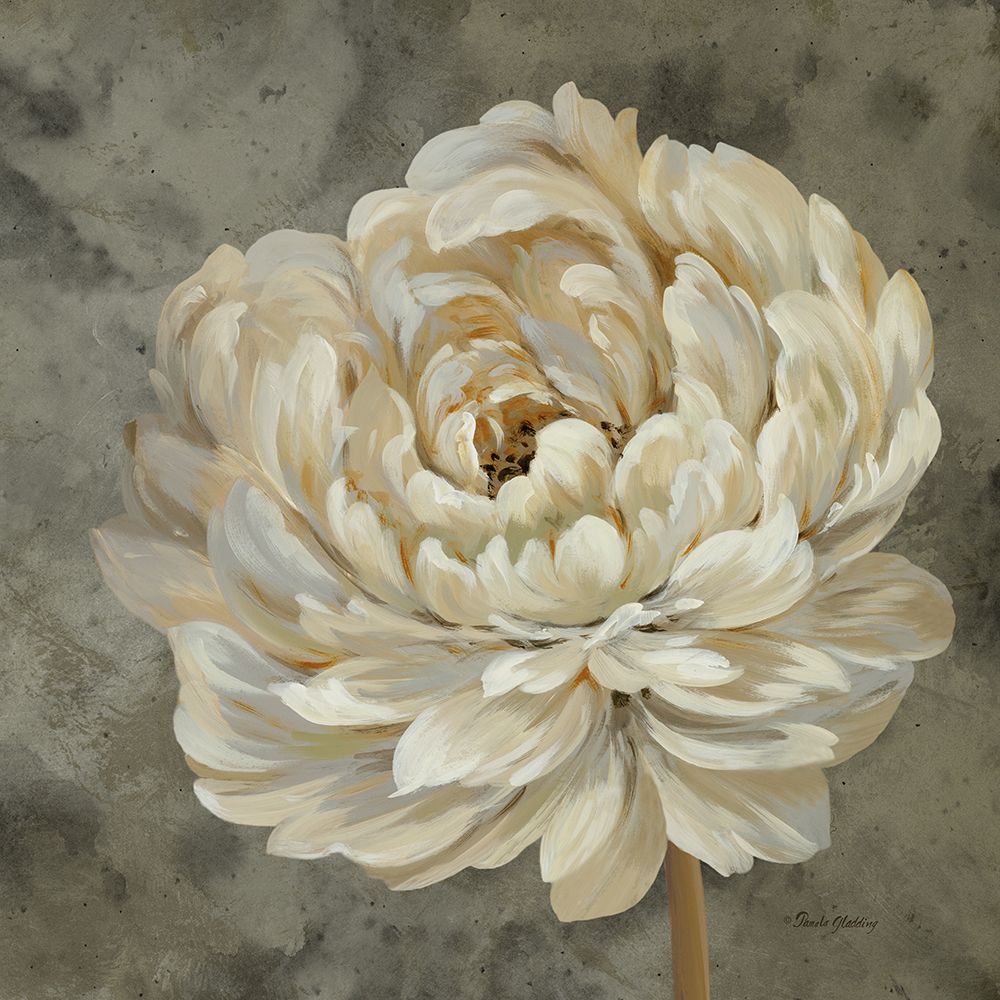 Pearl Grey Floral Study III art print by Pamela Gladding for $57.95 CAD