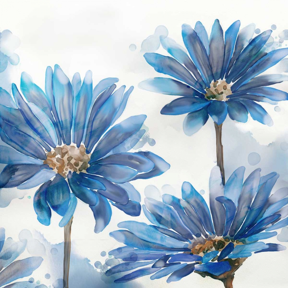 Bright Blue Garden I art print by Vittorio Milan for $57.95 CAD