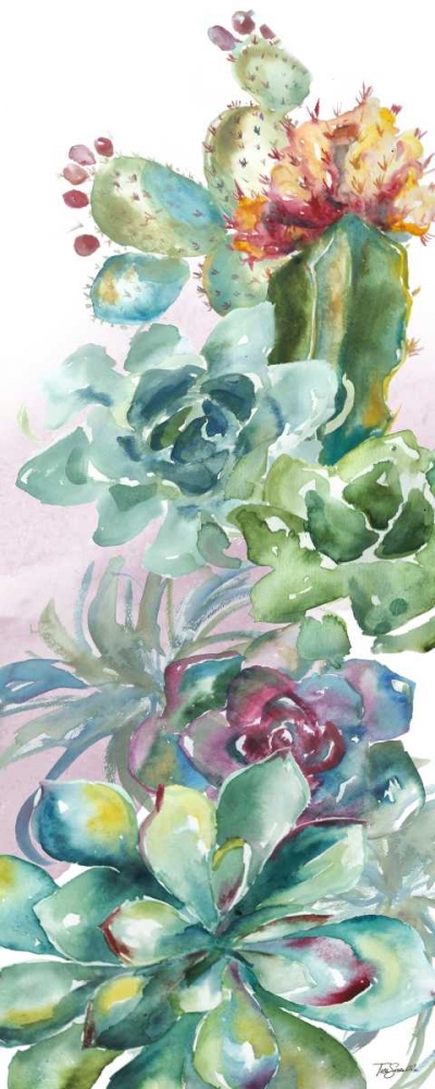 Succulent Garden Wreath Home art print by Tre Sorelle Studios for $57.95 CAD