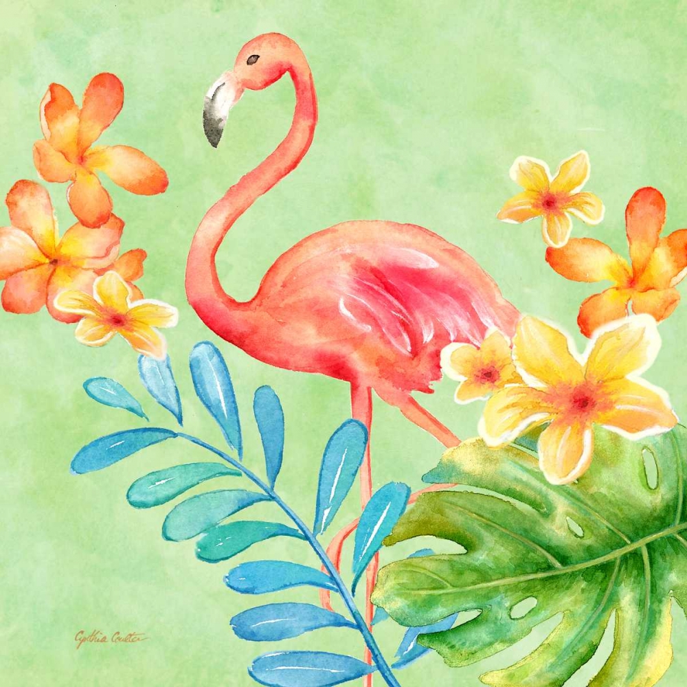 Tropical Paradise Brights IV art print by Cynthia Coulter for $57.95 CAD