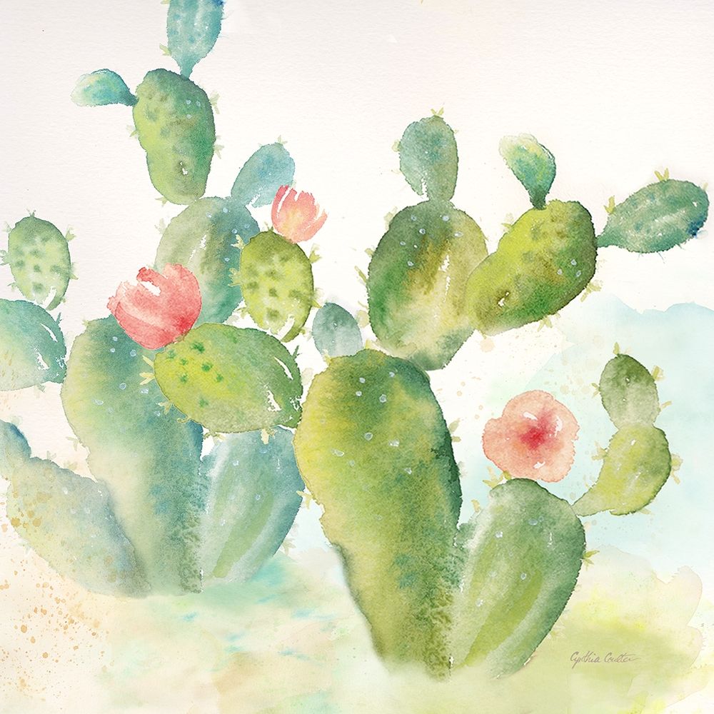 Cactus Garden III art print by Cynthia Coulter for $57.95 CAD