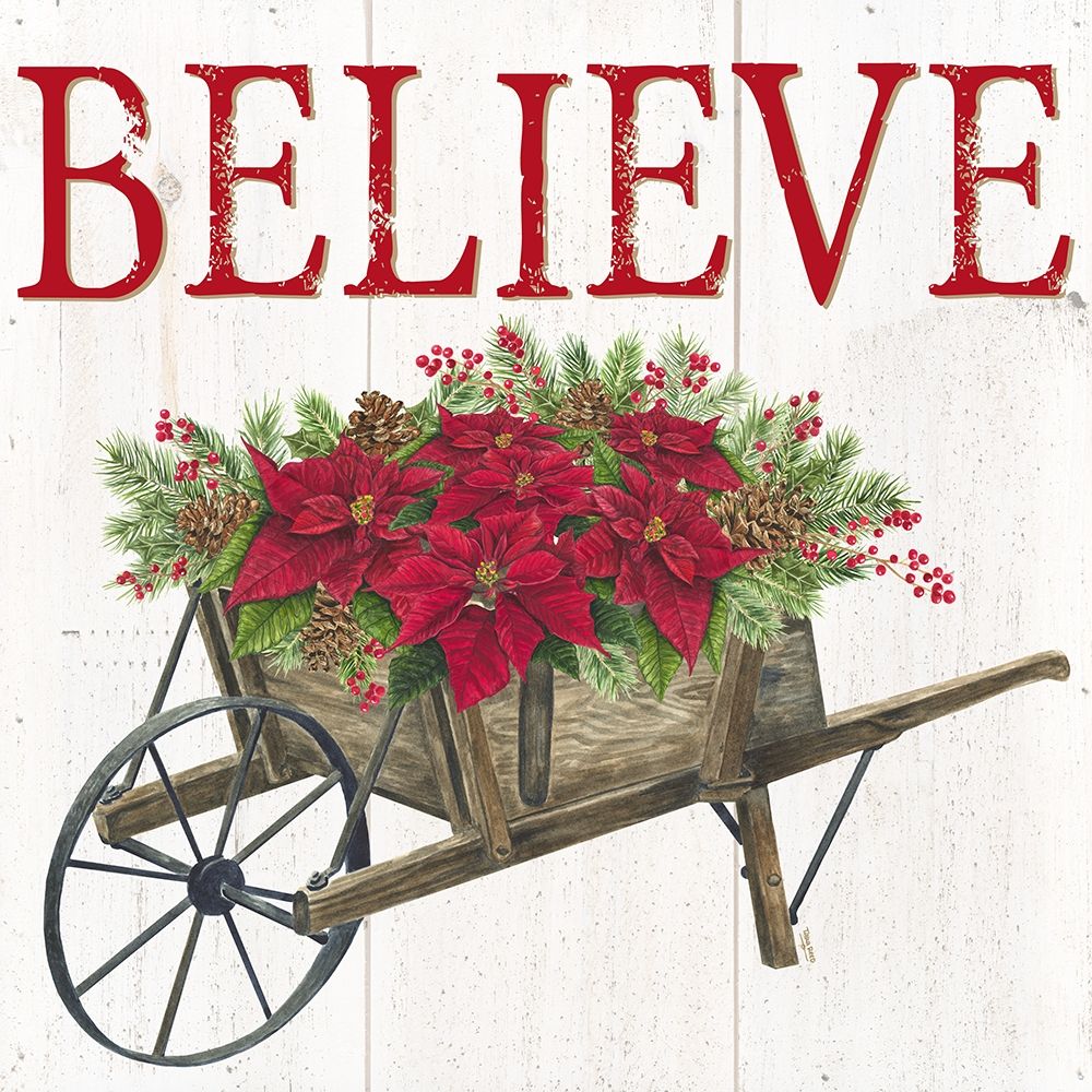 Home for the Holidays Believe art print by Tara Reed for $57.95 CAD