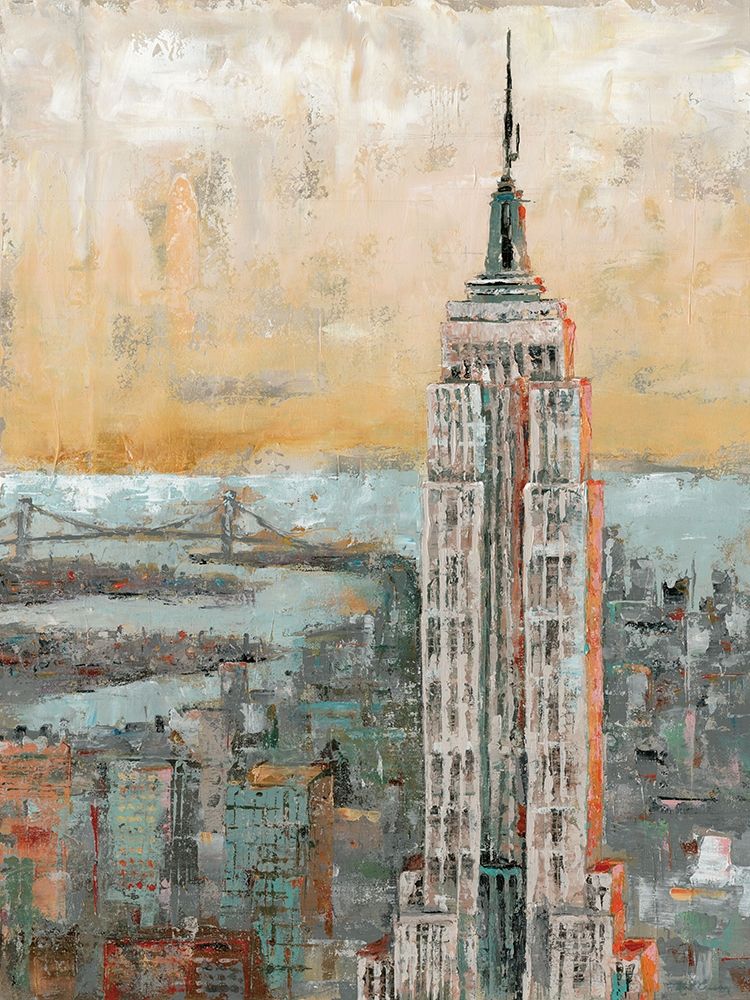 Empire State Building Abstract art print by Marie-Elaine Cusson for $57.95 CAD