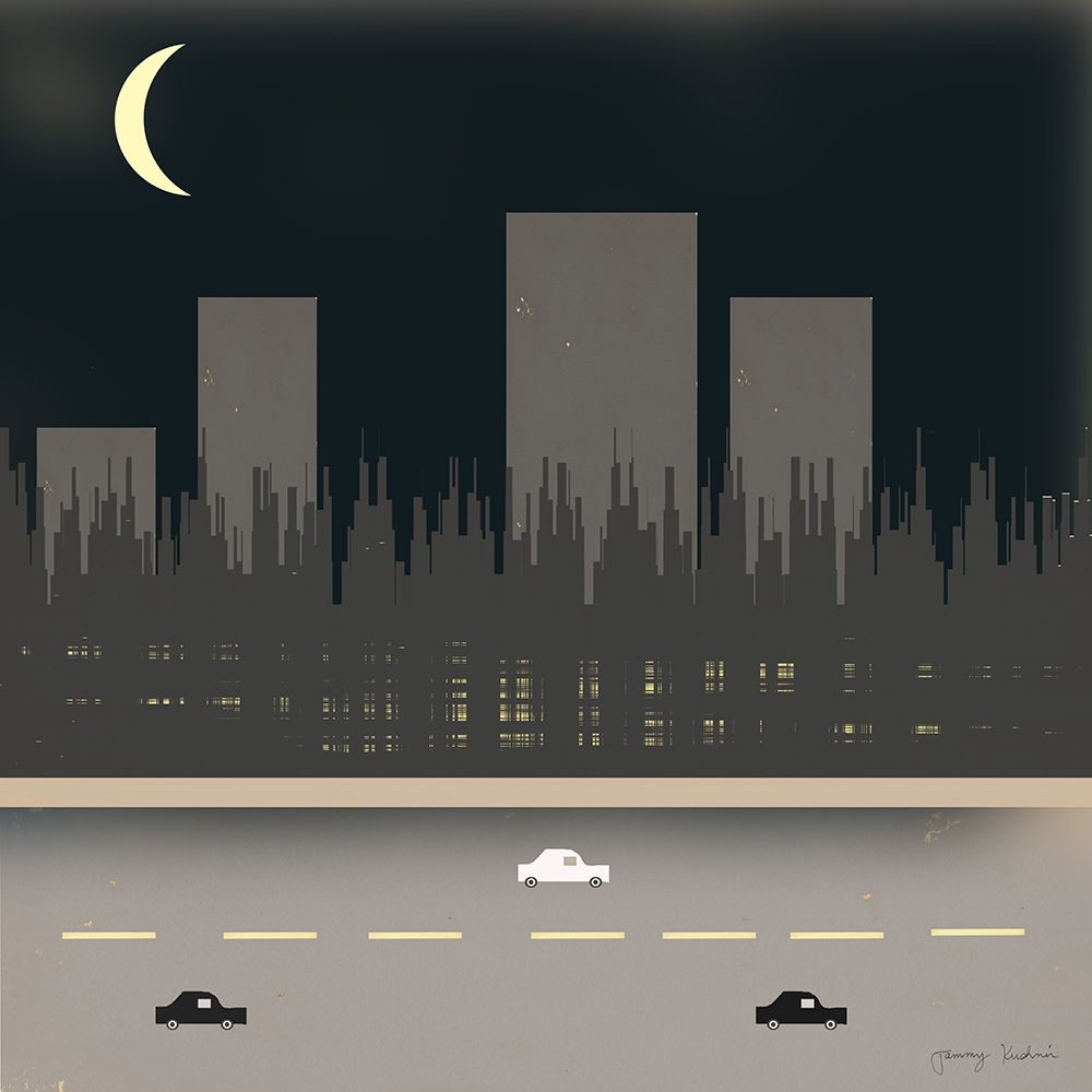 Nightime in the City I   art print by Tammy Kushnir for $57.95 CAD