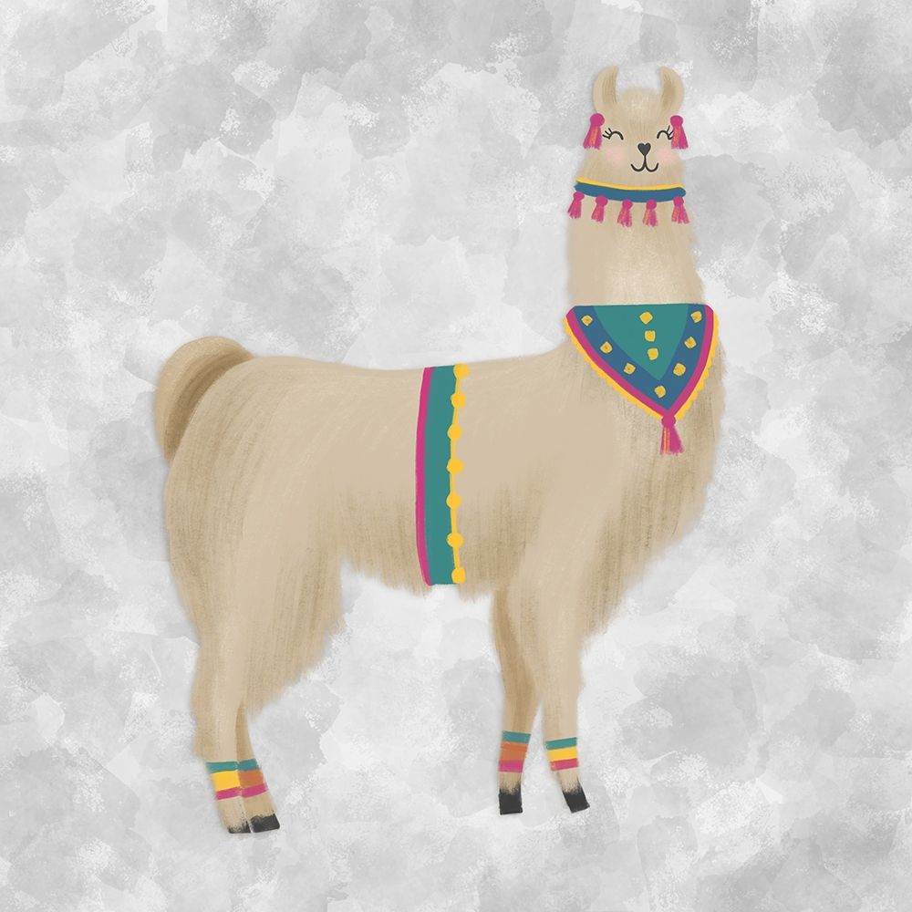 Lovely Llama III art print by Noonday Design for $57.95 CAD