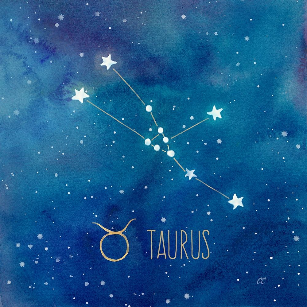 Star Sign Taurus art print by Cynthia Coulter for $57.95 CAD