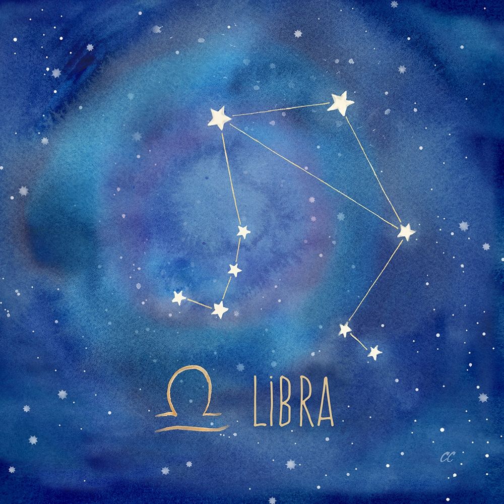 Star Sign Libra art print by Cynthia Coulter for $57.95 CAD
