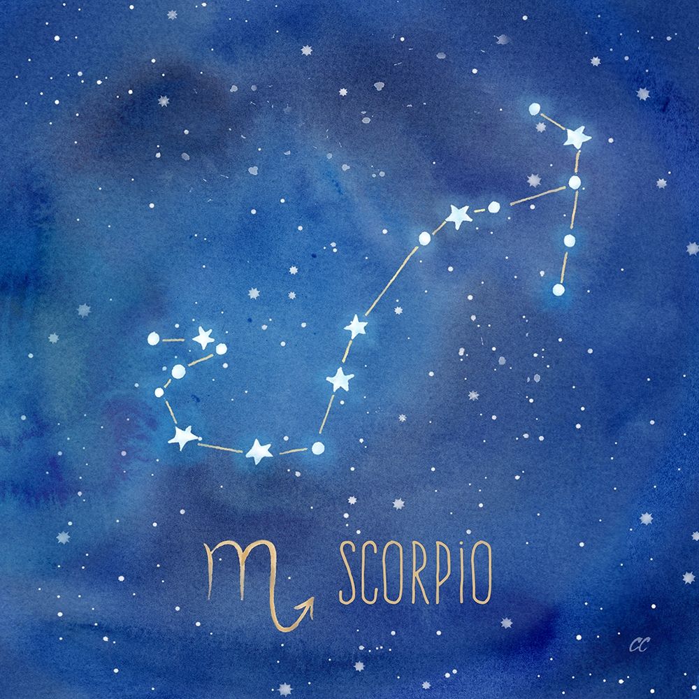 Star Sign Scorpio art print by Cynthia Coulter for $57.95 CAD