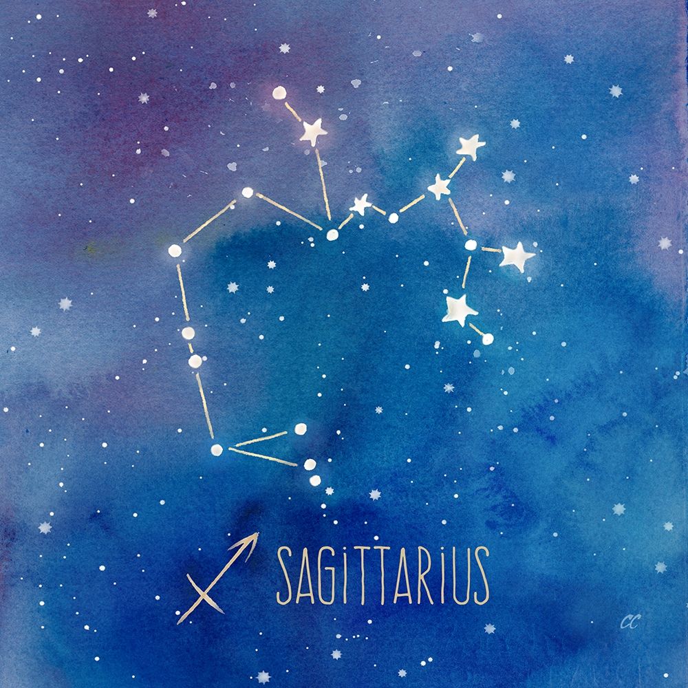 Star Sign Sagittarius art print by Cynthia Coulter for $57.95 CAD