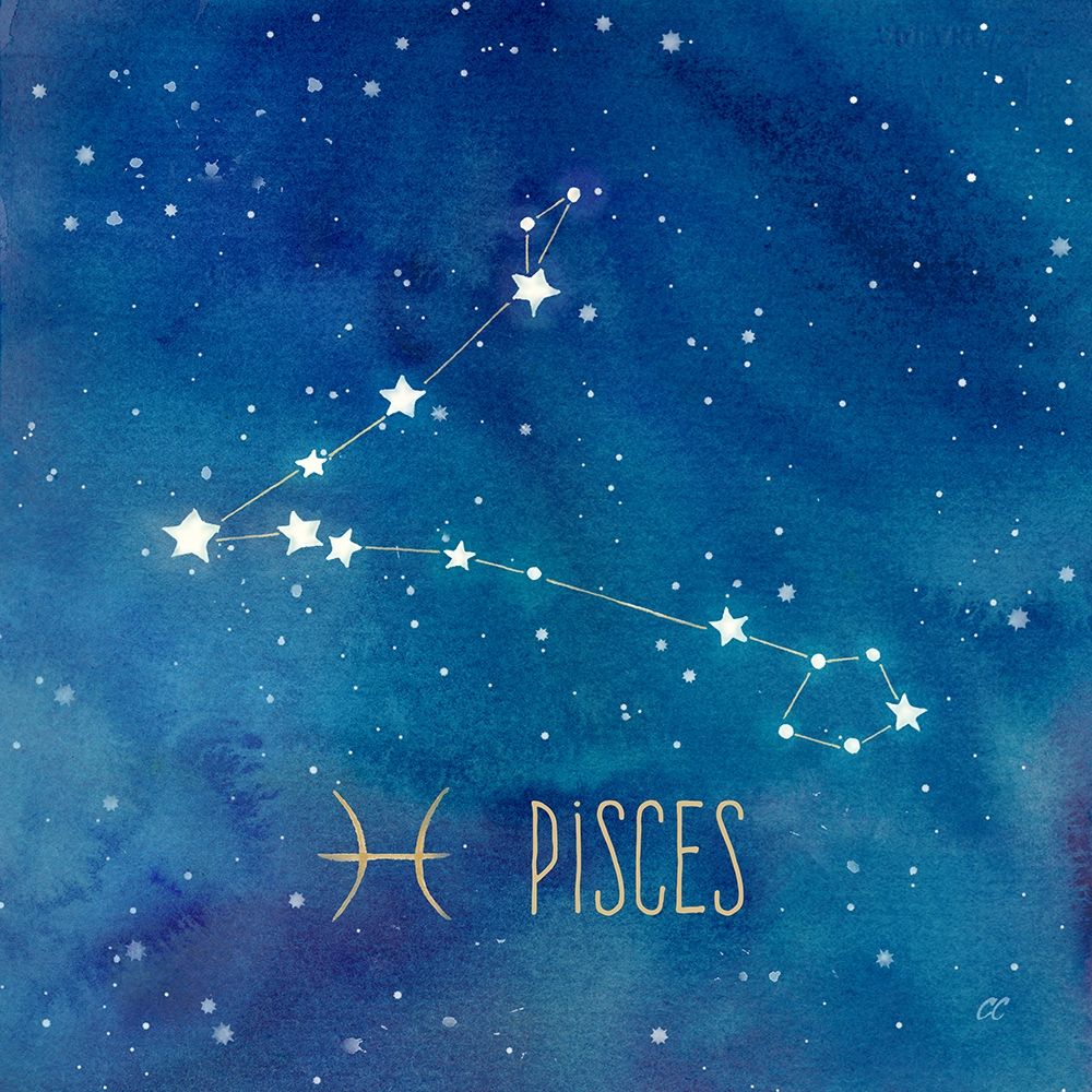Star Sign Pisces art print by Cynthia Coulter for $57.95 CAD