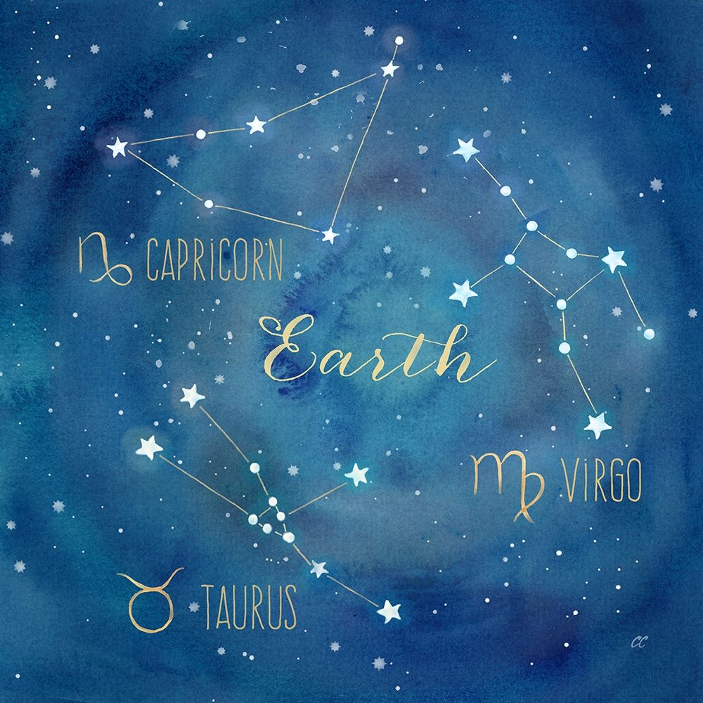 Star Sign Earth art print by Cynthia Coulter for $57.95 CAD