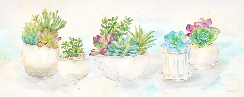 Sweet Succulents Panel art print by Cynthia Coulter for $57.95 CAD