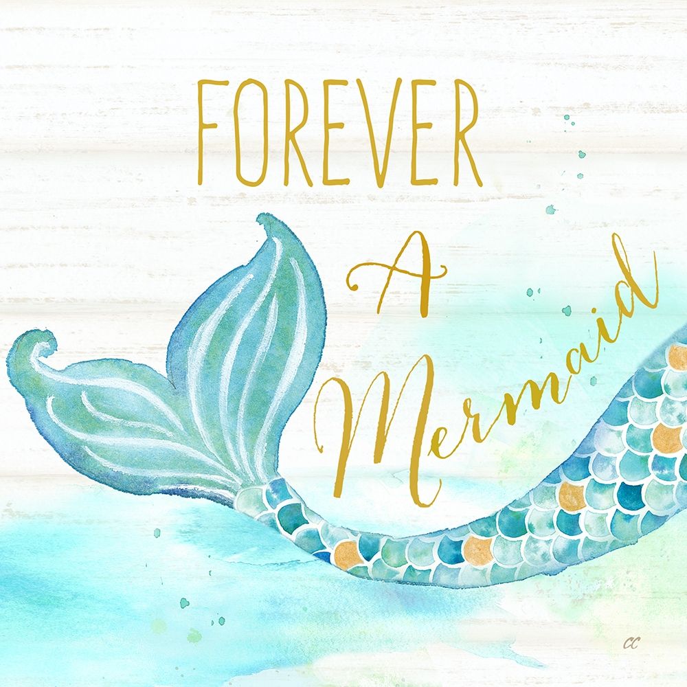 Mermaid Tale I art print by Cynthia Coulter for $57.95 CAD