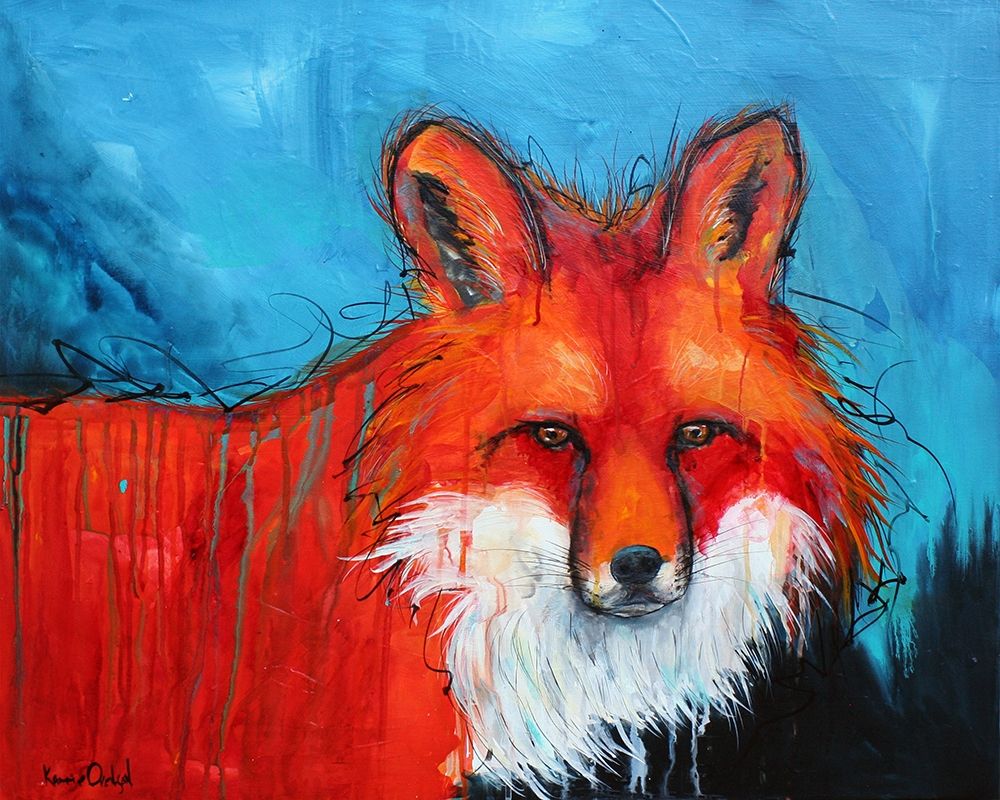 Red art print by Karrie Evenson for $57.95 CAD